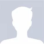 Silhouette of a man's head and shoulders