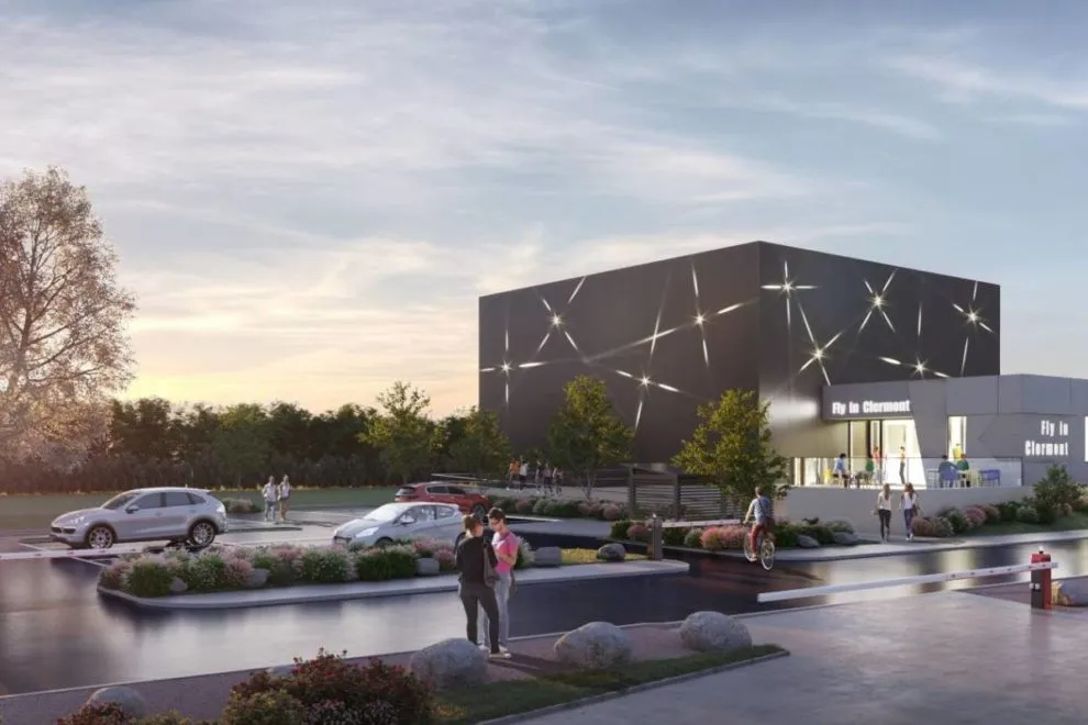 Futur complexe de chute libre indoor.