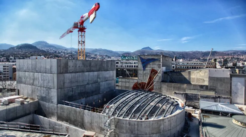 Vue du chantier de La Comédie, photo Lucas Falchero
