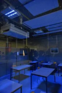 Les UV-C en action au Lycée Lafayette / Photo Conseil Régional AURA
