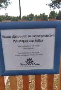 Archipel des Salins/ panonceau 2/ Photo : E. D'Aversa