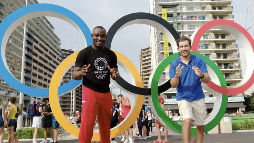 Nicolas Sigaud et Celtus Dossou-Yovoà Tokyo