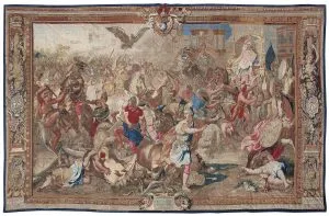 Tenture de l'Histoire d'Alexandre Le Grand, La Bataille d'Arbelles