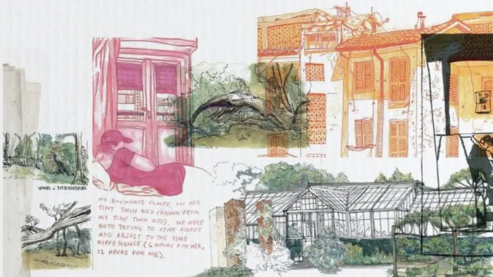 Illustration prix étudiant Carnet de voyage 2021