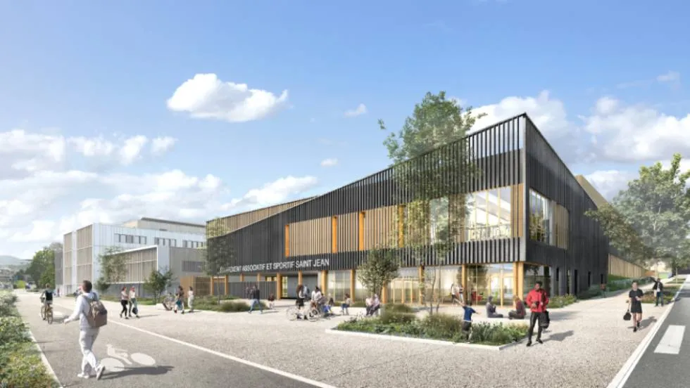 Equipement sportif Saint-Jean, Clermont / CRR Architecture