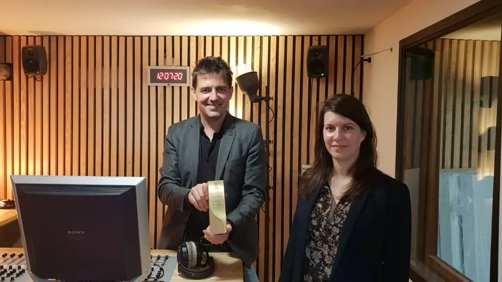 Benoît Bouscarel et Charlotte Waelti de l'Onde Porteuse/photo 7 jours à Clermont