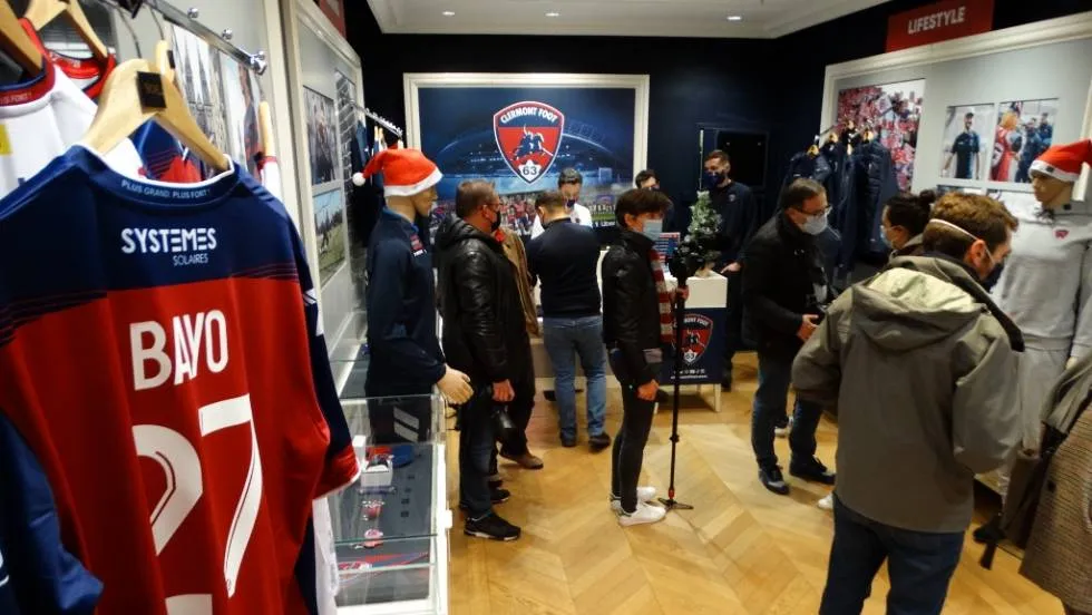 Boutique éphémère Clermont Foot 63 / Photo Yves Meunier