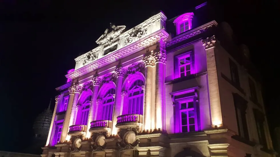 Opéra de Clermont de nuit / Photo 7 jours à Clermont