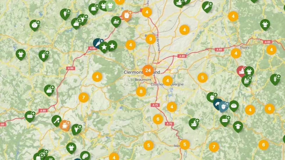 Carte Bon plan Bio