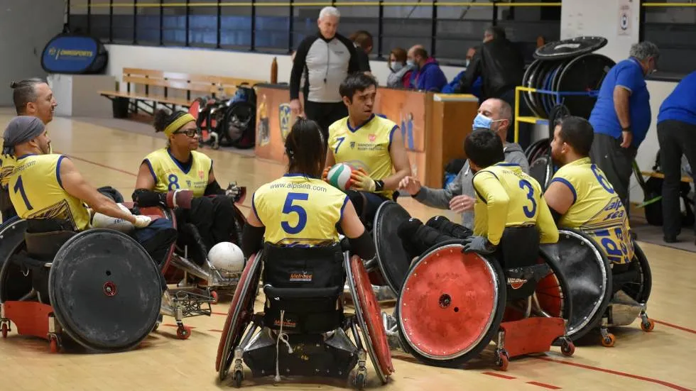 rugby fauteuil / Photo ASM