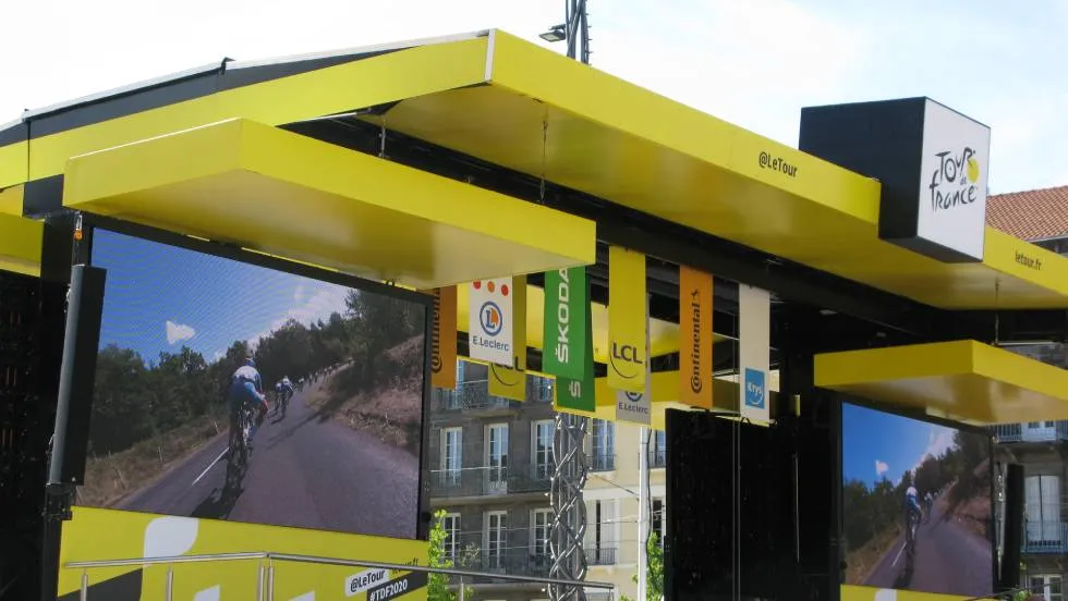 Podium TDF / Photo 7 Jours à Clermont