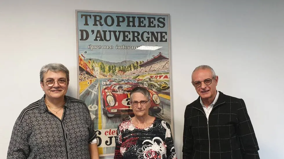 C. Lespiaucq, Mme Besqueut et PG Gonzalez / Photo 7 Jours à Clermont