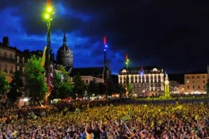 Fan zone, place de Jaude / Photo Thierry Zoccolan