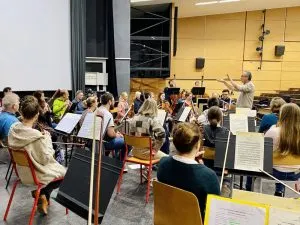 Répétition, Orchestre universitaire de Clermont / Photo DR