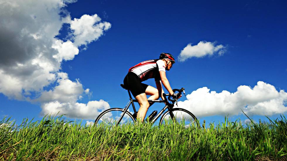 Cycliste / Photo Mabel Amber