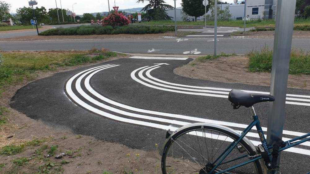 Expérimentation piste cyclable Cournon / Photo 7 Jour à Clermont