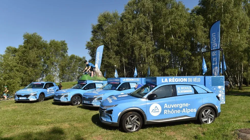 Voitures hydrogène AuRA TDF / Guillaume Atger