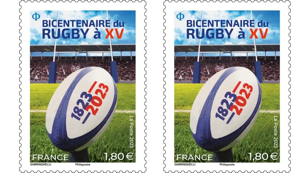 Timbre 200 ans Rugby à XV