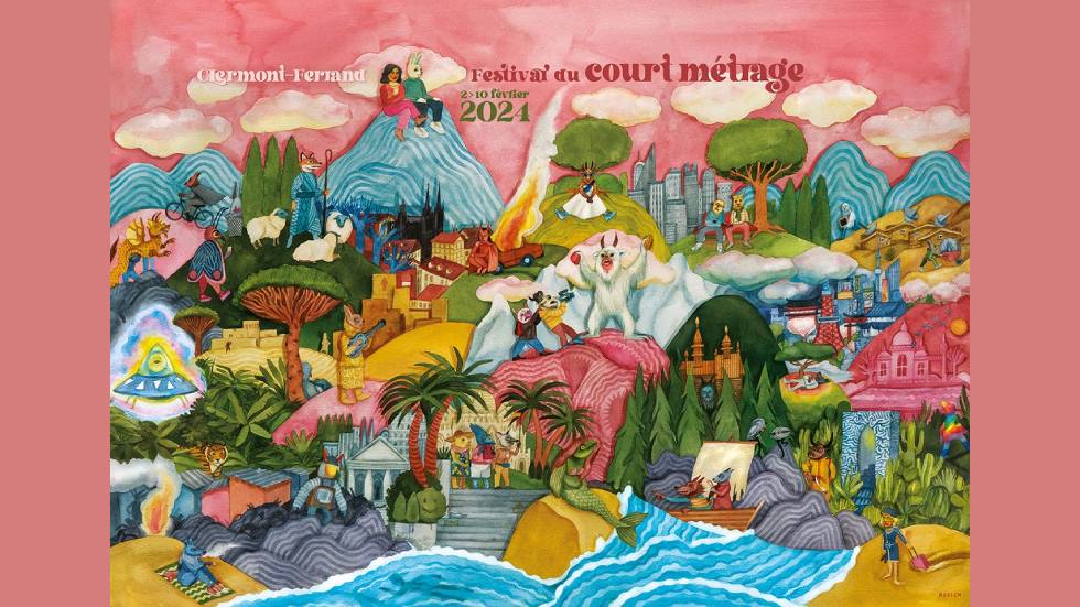 Affiche Festival du court métrage 2024