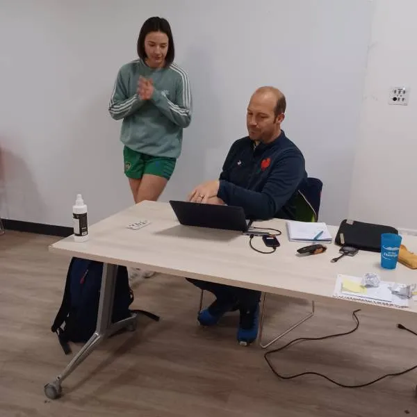Vincent Fargeas et Camille Meguerba en analyse vidéo