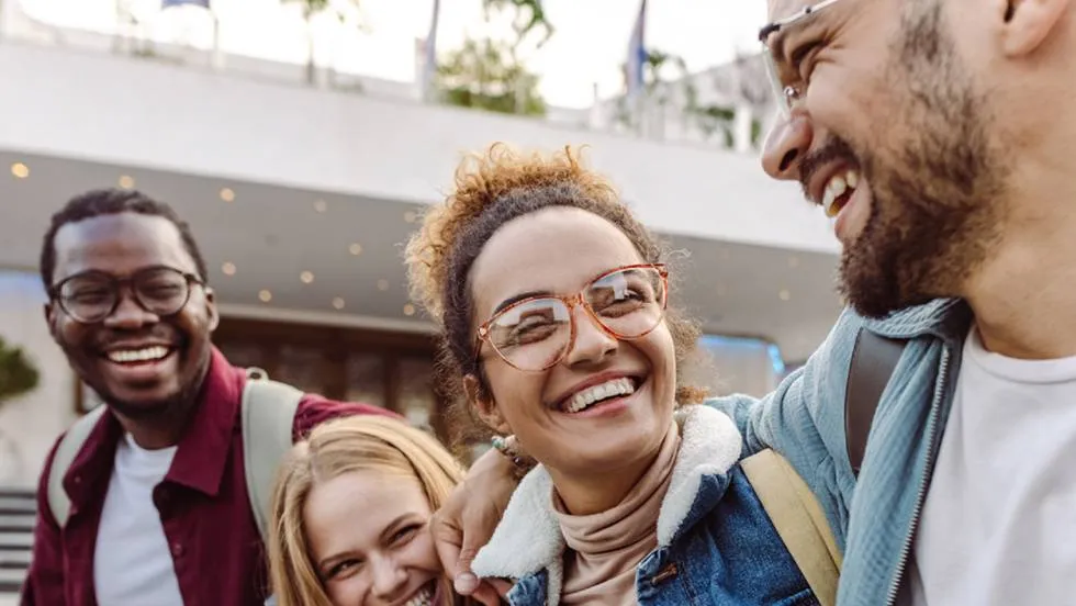 Etudiants souriants / Photo DR