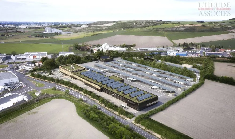 Futur centre d'exploitation T2C / (c) SMTC-Lheude-L&H