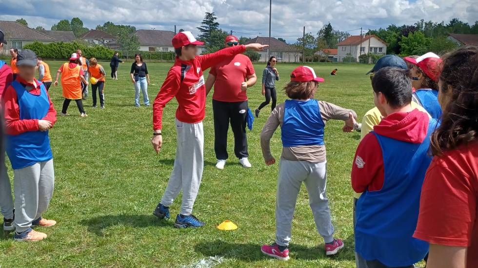 Atelier Rugby à Lezoux / Photo P. Thivat