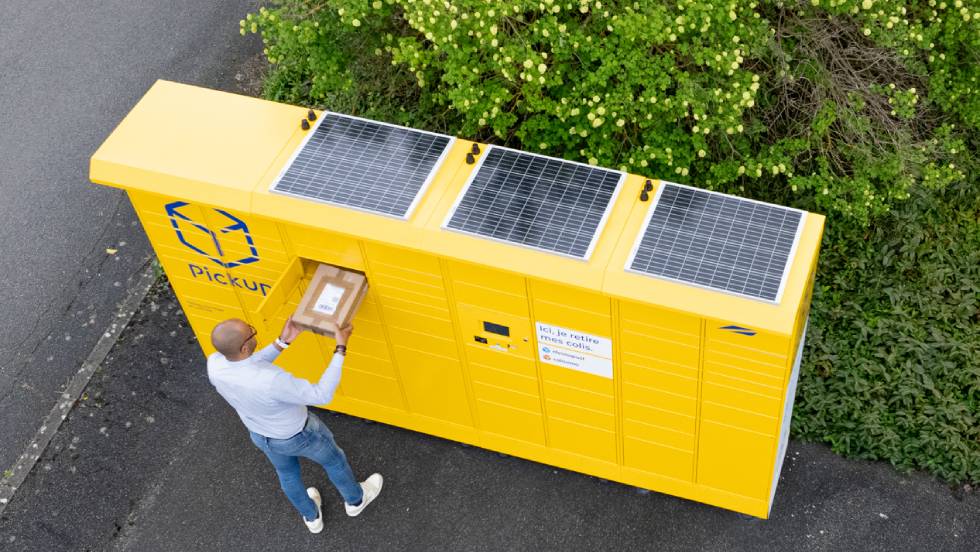 Consigne Solaire Pickup / Photo La Poste