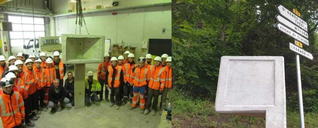 Le premier poste de secours refabriqué à Aigleton et à Gravenoire / Photo Agissons pour Charade et 7 Jours à Clermont