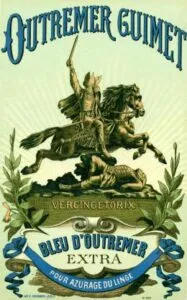 Affiche bleu Guimet