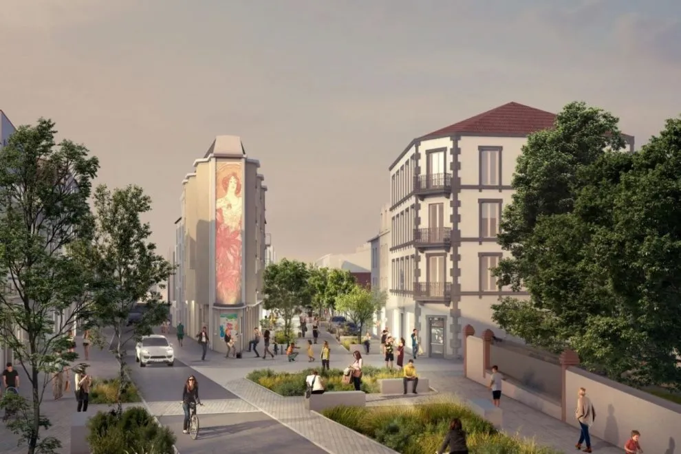 Avenue Charras Illustration Ville de Clermont
