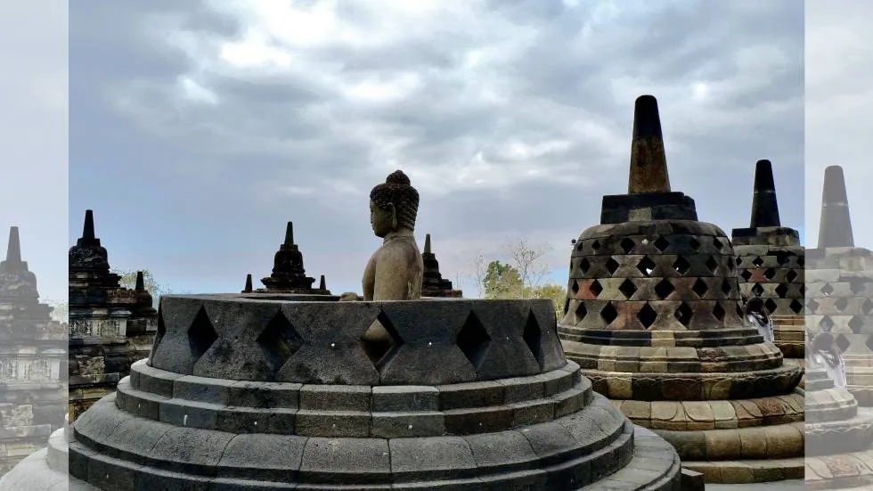 Temple de Borobudur, Java, Indonésie / Photo Eric Gauthey