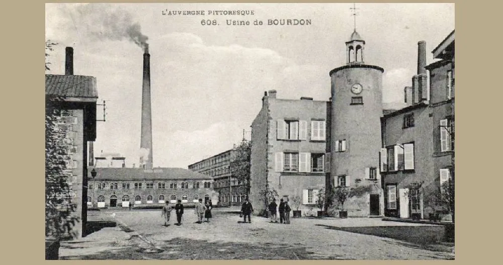 Sucrerie de Bourdon CP - Coll. Louis_Françoise Saugues