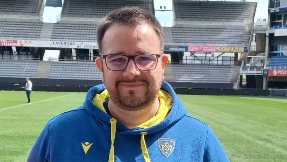 Cédric supporter de l'ASM / Photo Philippe Thivat