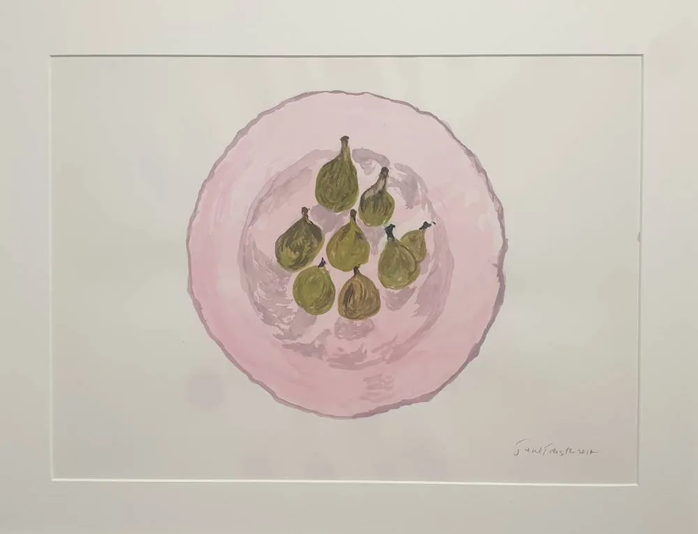 Assiette de figues par June Treister