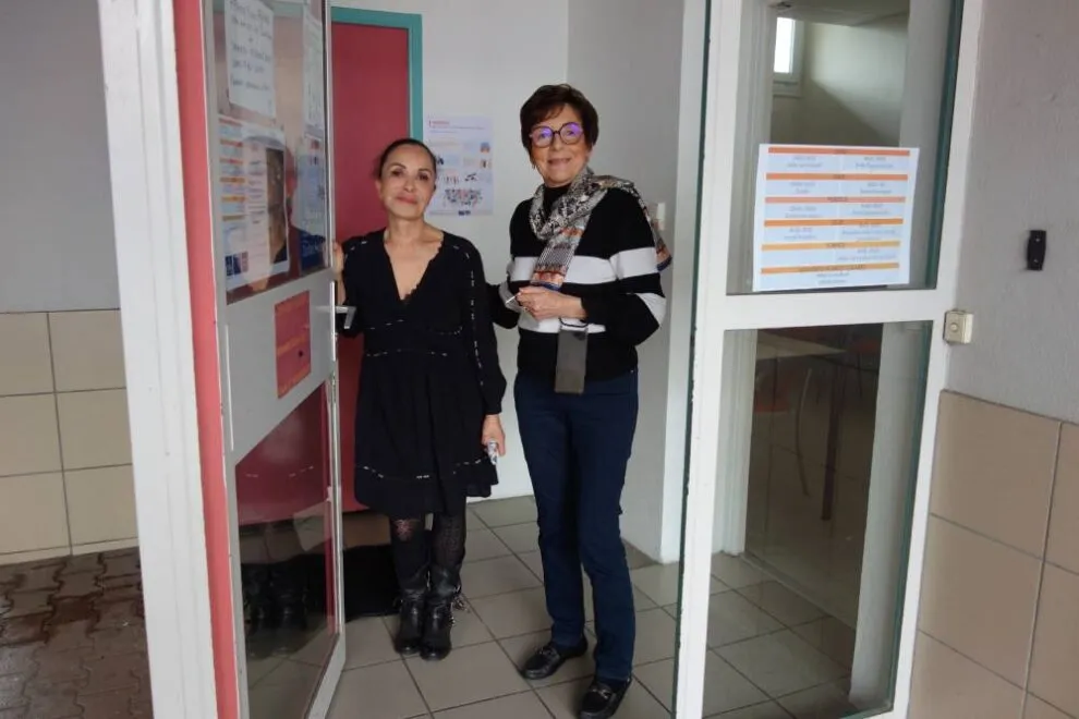 Dalila Cherifi et Marie-Rose Gremeau / Photo Patrick Foulhoux