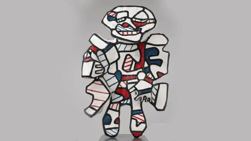 Dubuffet, personnage pour Washington Parade. époxy peint au polyuréthane n°0/7 1973. – Fondation Dubuffet