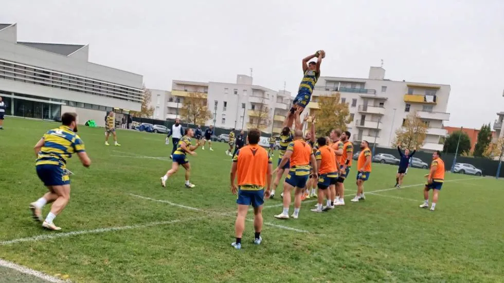 ASM Clermont Auvergne à l'entrainement / Photo P. Thivat