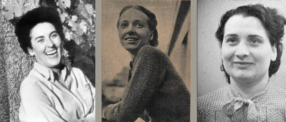C.Delbo (c) E Schwab, MC Vaillant-Couturier (c) BHF Gallica , D Casanova (c) DR