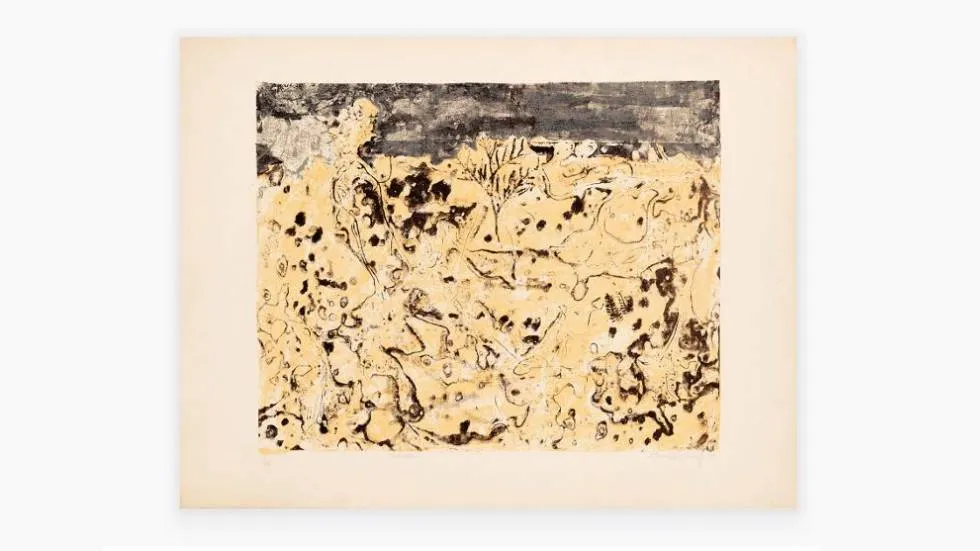Dubuffet Solitudes, 1953, lithographie, édition de 10 exemplaires et 5 HC, 50 x 65,5 cm