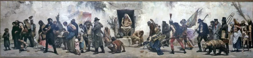 Le défilé des gueux d'Alphonse Cornet
