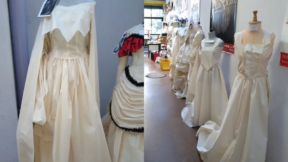 Prototypes des costumes pour “Les Œuvres prennent vie”
