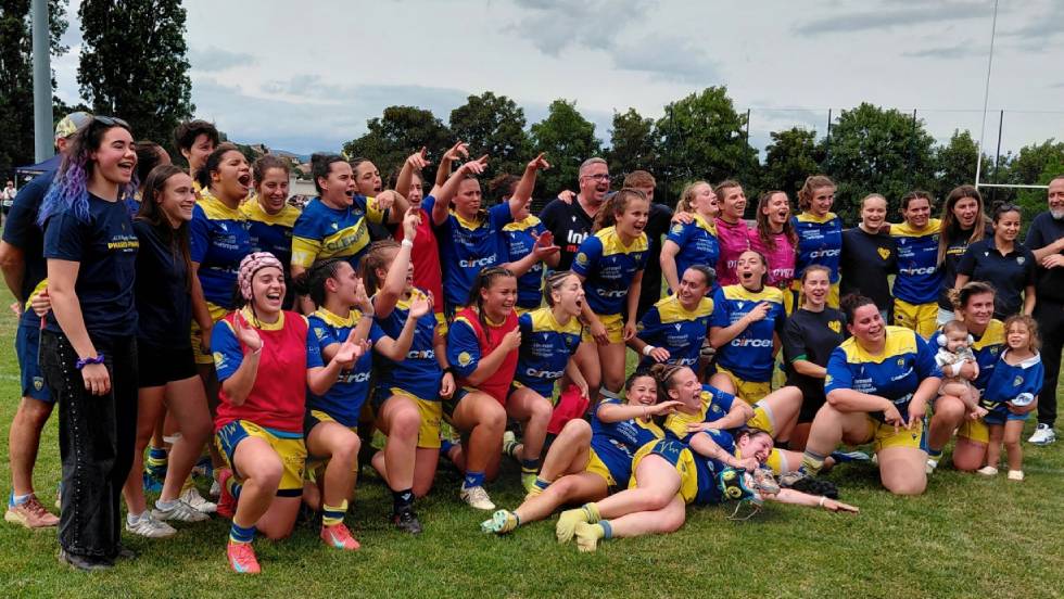 Les Espoirs de l'ASM Rugby Féminin en finale photo Philippe Thivat