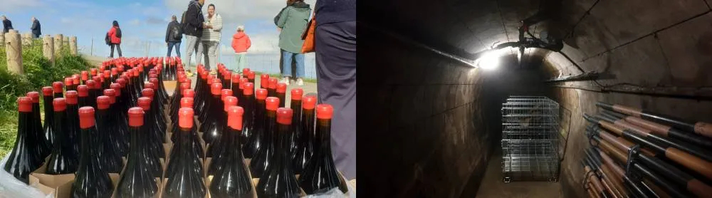 Les magnums et leur lieu de stockage / Photo 7 Jours à Clermont