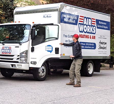 Company Truck - Air Works Heating & Air
