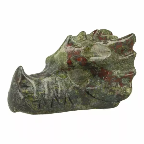 Fraai getekende drakenbloedsteen drakenkop van 9cm 'nr3'