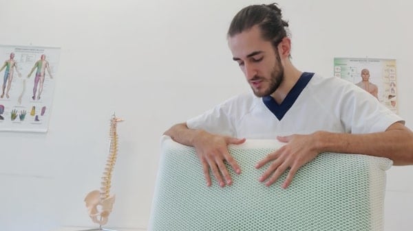 Emanuele Corti con Cuscino Boxmistral Melody