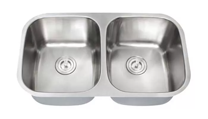 SIS-202 GEMINI – Double equal bowl stainless steel kitchen sink