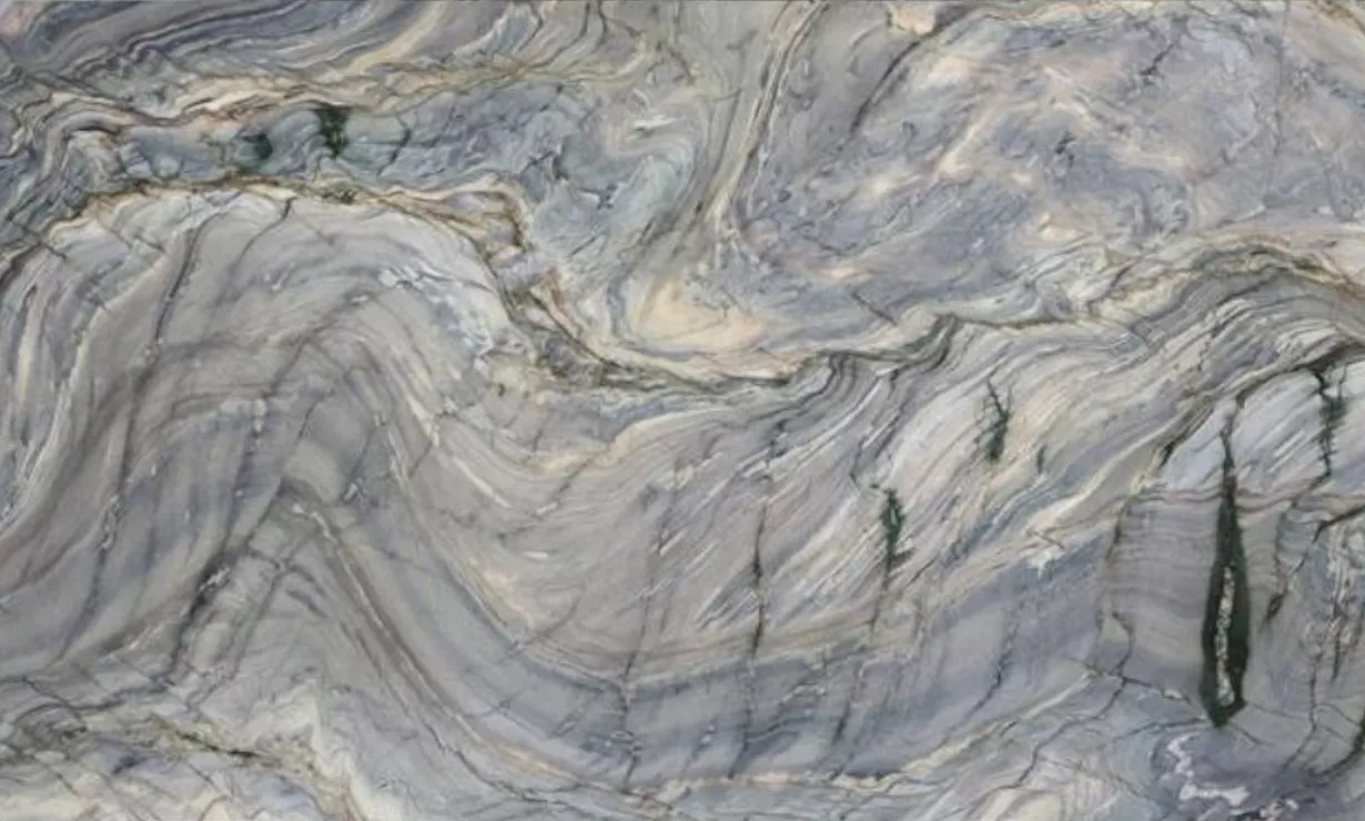 Explosion Blue Quartzite Color
