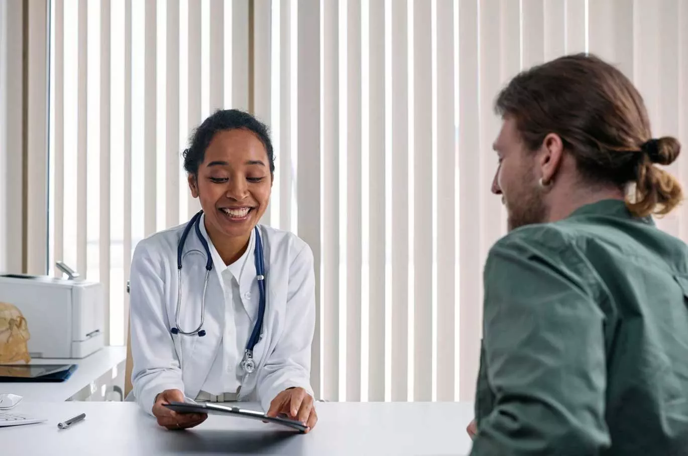 CRWF doctor upholding patient safety protocol during clinical trial